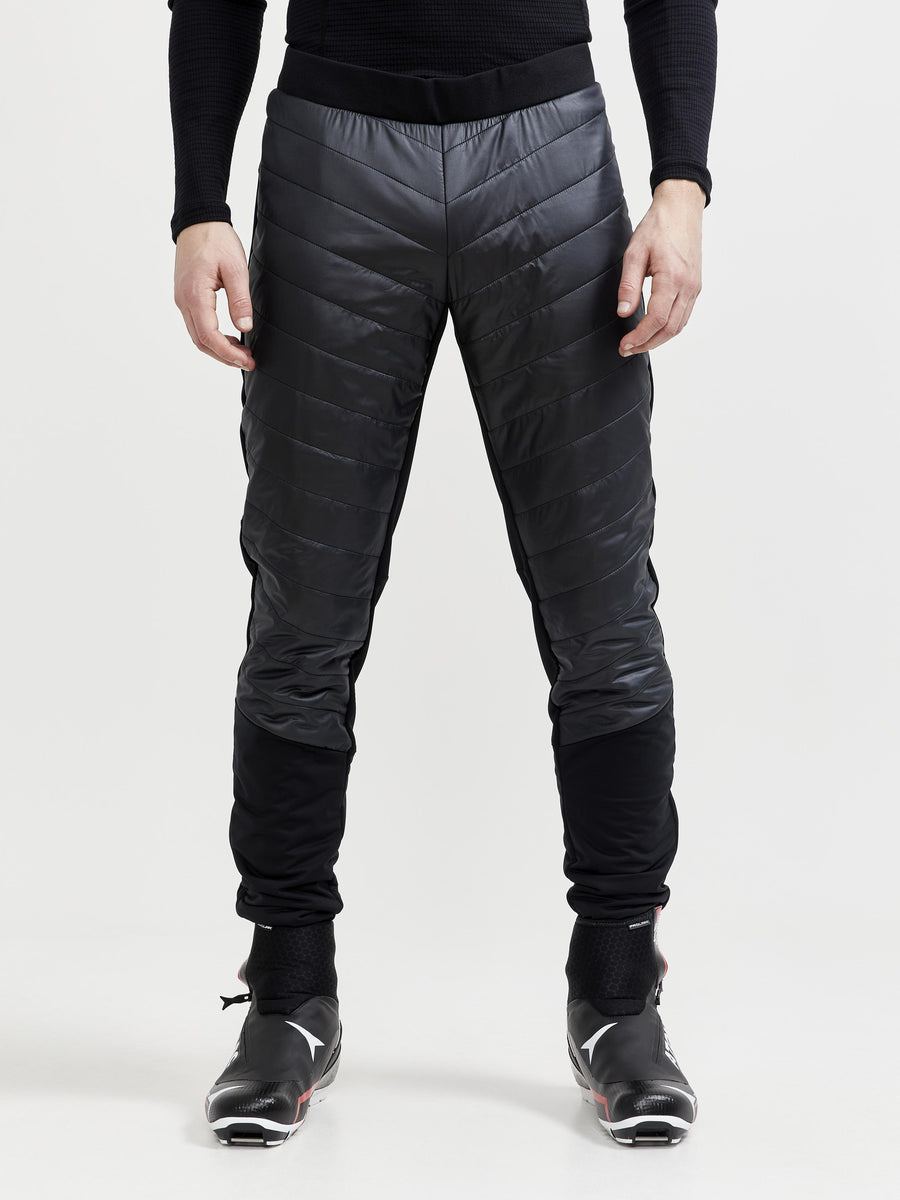 Vtg. Nils Skiwear Snow Pants Mens 34 Black Thomas Insulated Nylon Lined