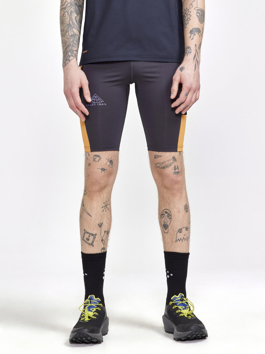 Men´s Running Short-Tights (schwarz) for embroidery and printing - James &  Nicholson - Trousers and Shorts - StickX Textilveredelung