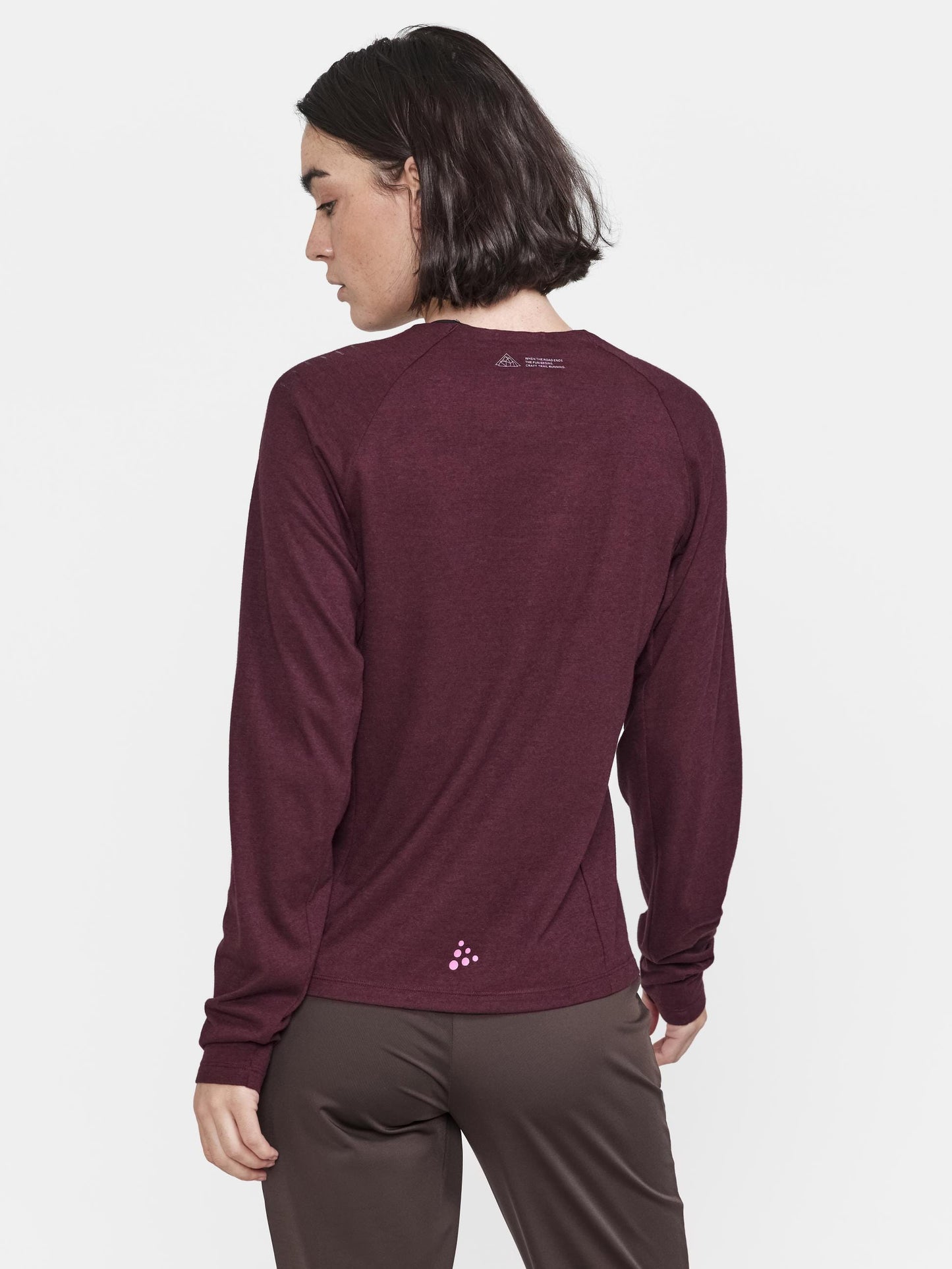 WOMENS ADV TRAIL WOOL WIND LS TEE Craft Sportswear NA