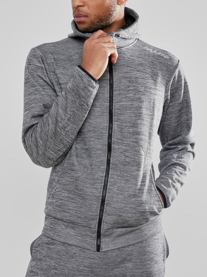 Buy Men's Grey Zipper Hoodie Online at Bewakoof