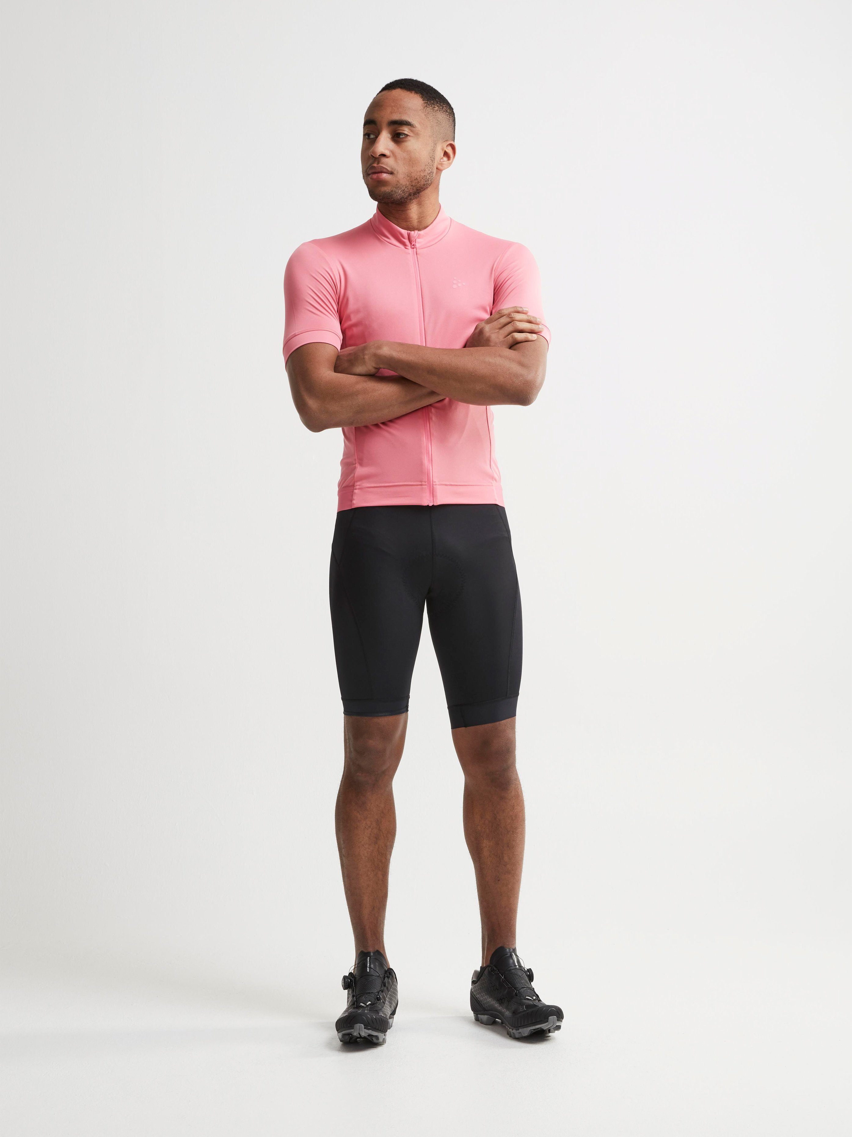 Mens pink cycling fashion shorts