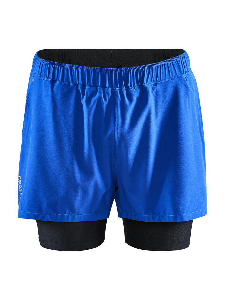 2 In 1 Shorts Shock Blue - Jogger Sports