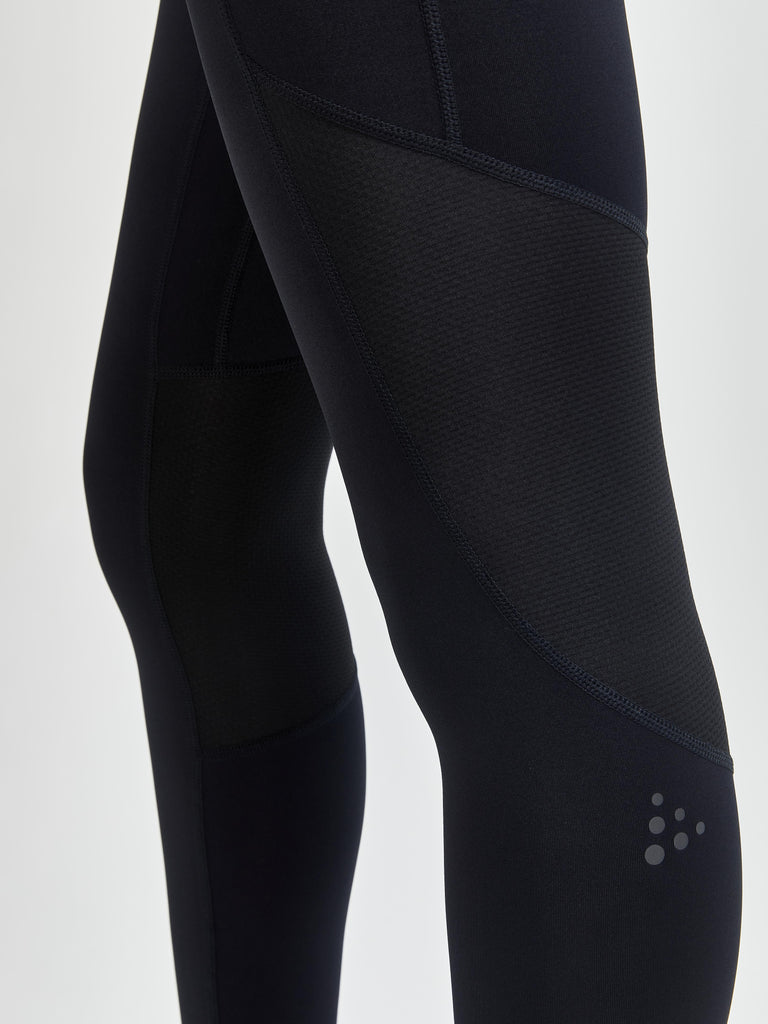 Women's phone pocket fitness high-waisted leggings, grey print - Decathlon