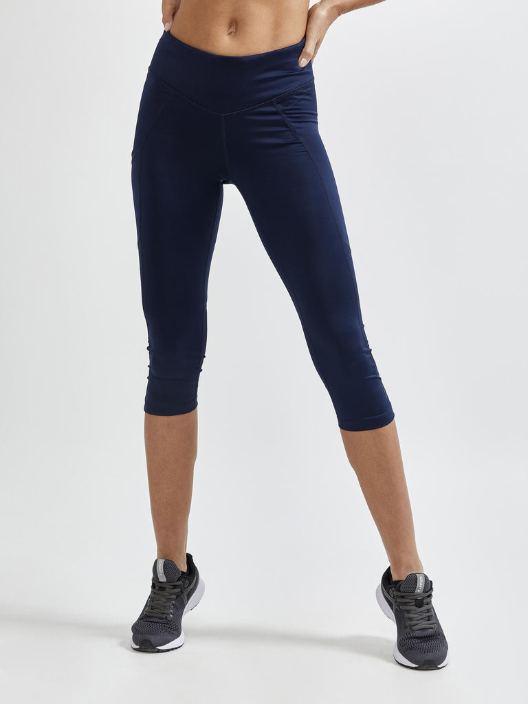 Buy Women's two-piece top and capri sports leggings 3/4 fitness