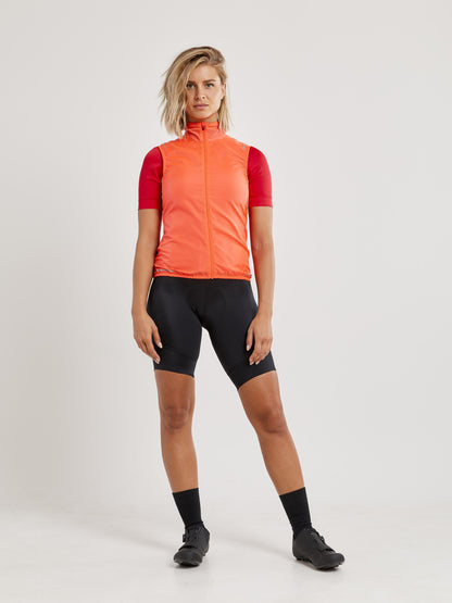 WOMEN'S ESSENCE LIGHT WIND CYCLING VEST Women's Jackets and Vests Craft Sportswear NA