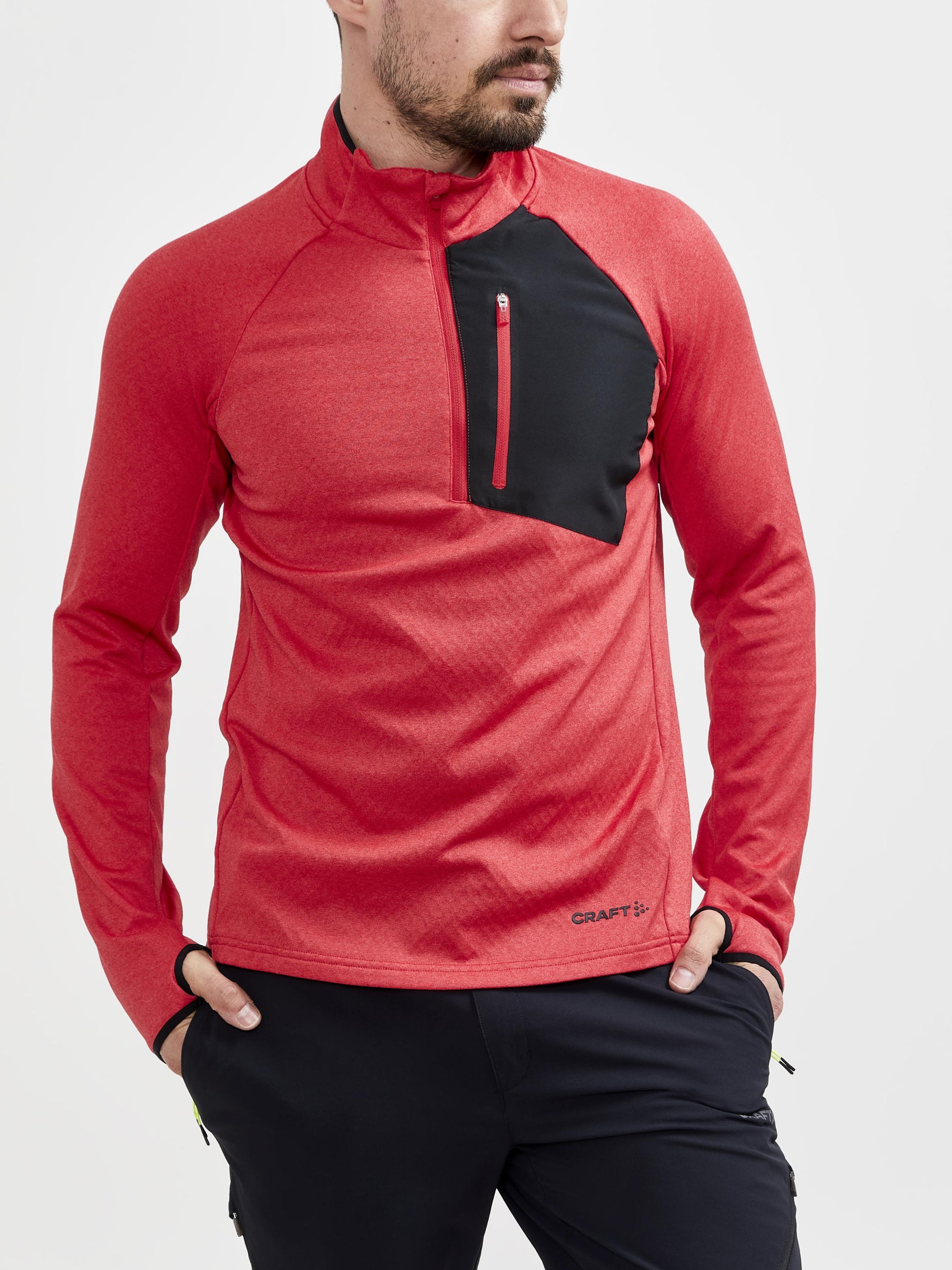 MEN'S CORE TRIM THERMAL MIDLAYER Men's Midlayers and Hoodies Craft Sportswear NA