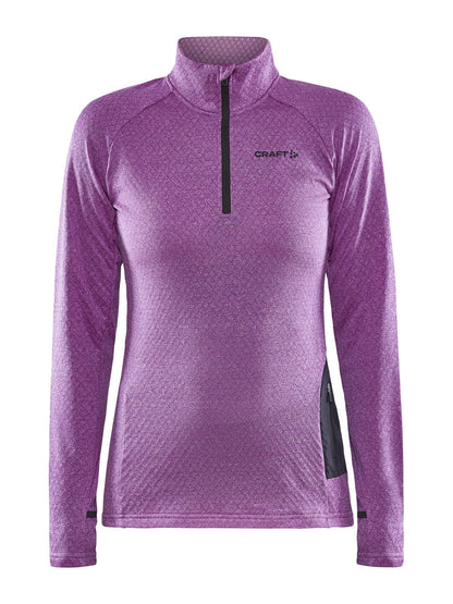 WOMEN'S CORE TRIM THERMAL MIDLAYER Women's Midlayers and Hoodies Craft Sportswear NA