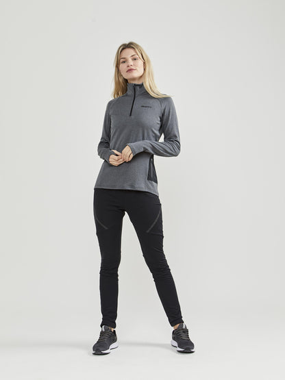 WOMEN'S CORE TRIM THERMAL MIDLAYER Women's Midlayers and Hoodies Craft Sportswear NA