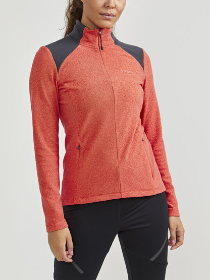 WOMEN'S CORE EDGE THERMAL MIDLAYER Women's Midlayers and Hoodies Craft Sportswear NA