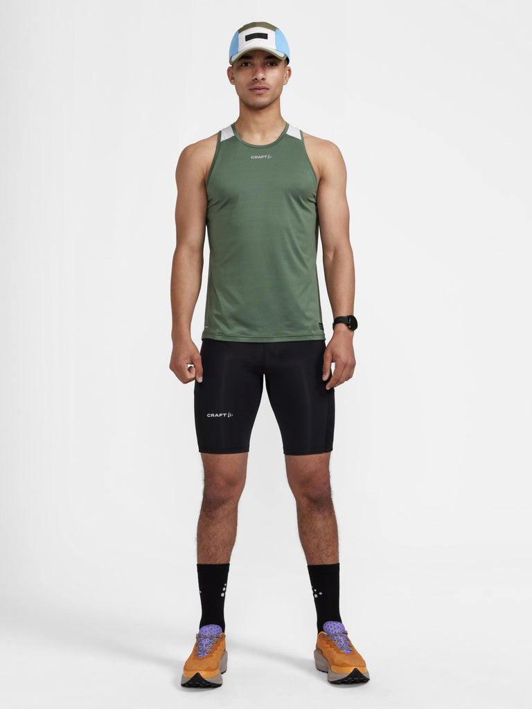 Men's short running leggings