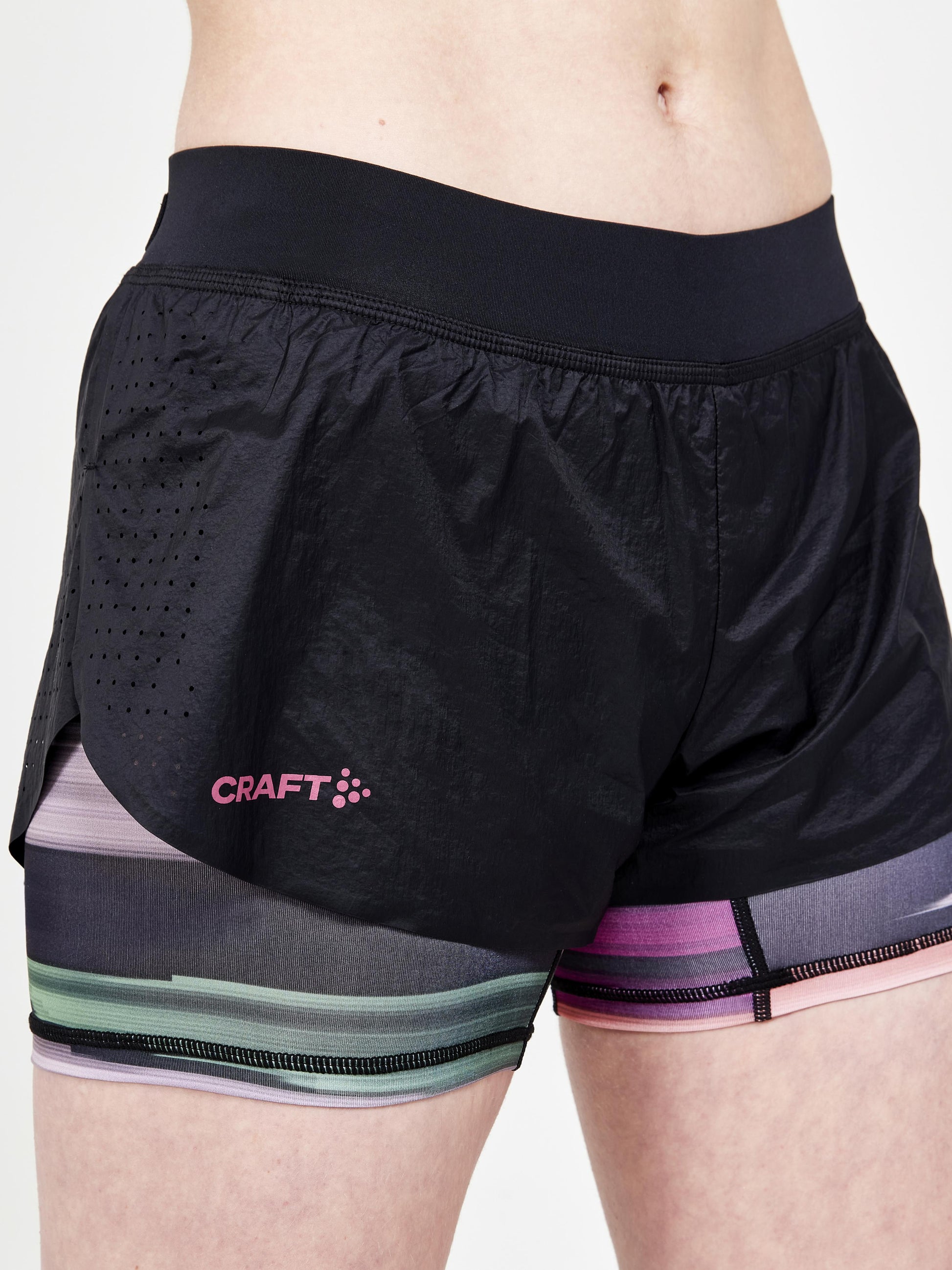 WOMEN'S CTM DISTANCE 2IN1 RUNNING SHORTS Women's Shorts, Skirts, and Dresses Craft Sportswear NA