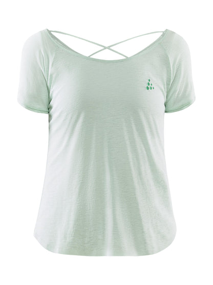 WOMEN'S CORE CHARGE CROSS BACK TEE Women's Top, T's, and Tanks Craft Sportswear NA