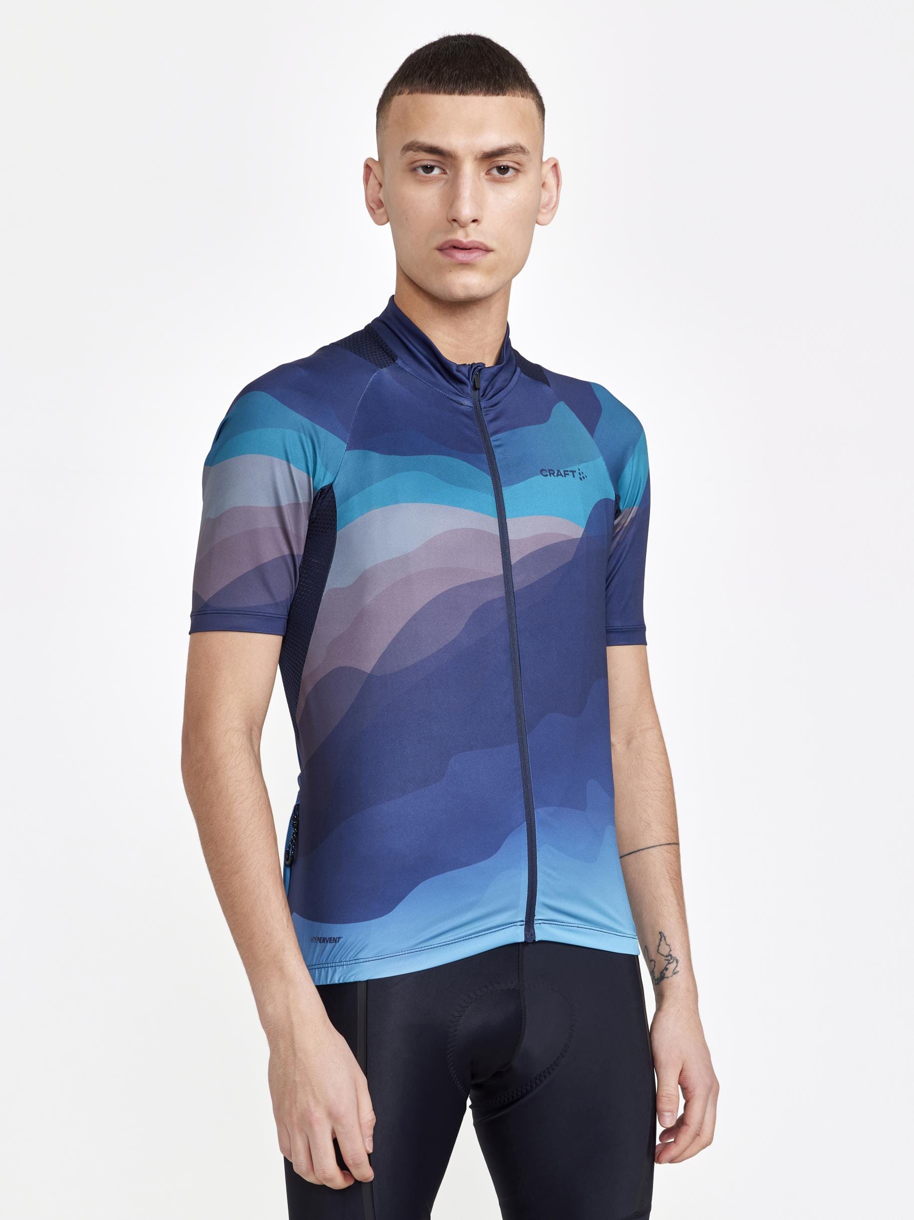 MEN'S ADV ENDUR GRAPHIC CYCLING JERSEY Men's Tops, T's, and Tanks Craft Sportswear NA