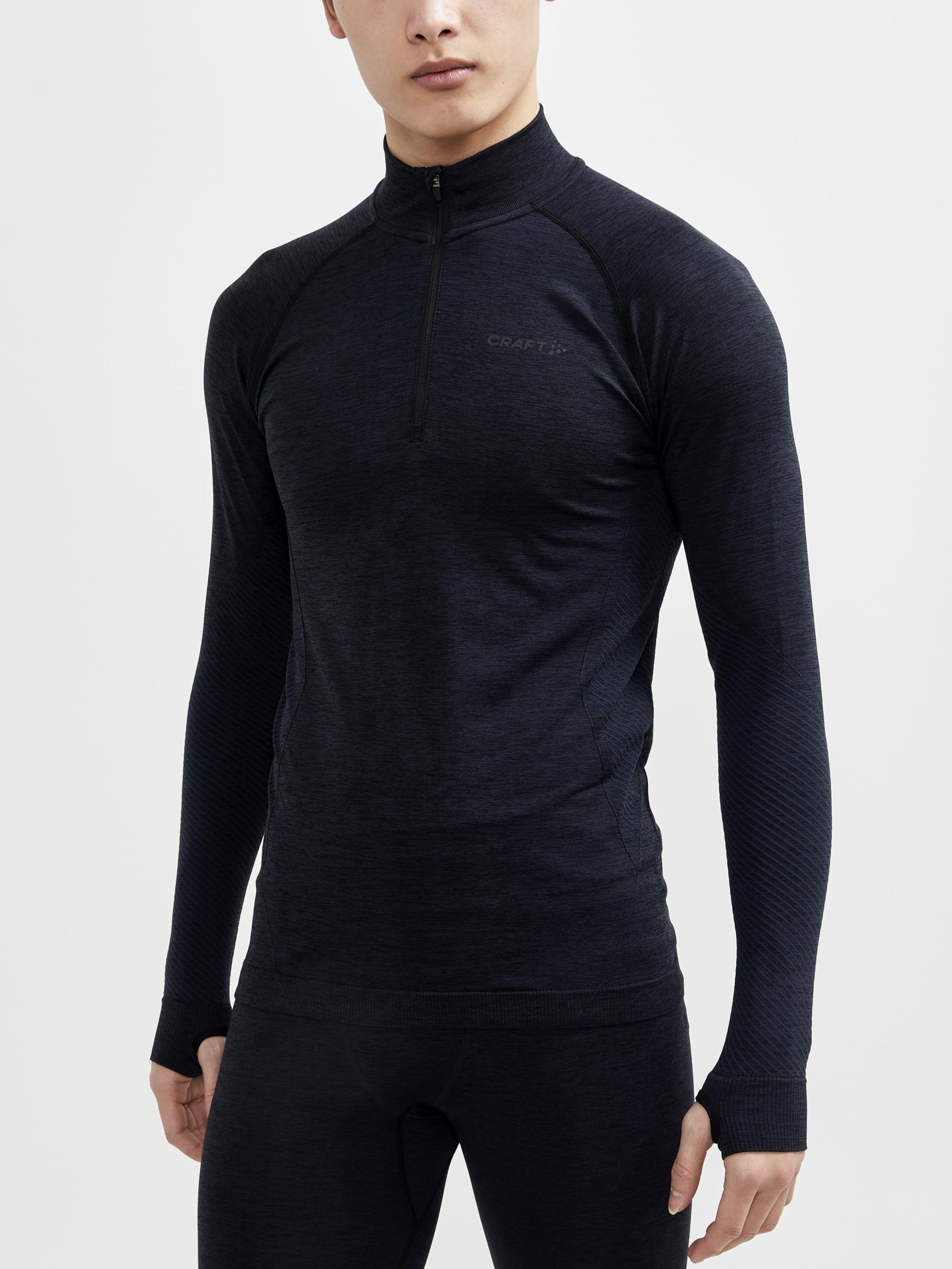 MEN'S CORE DRY ACTIVE COMFORT ZIP BASELAYER Men's Baselayer Craft Sportswear NA