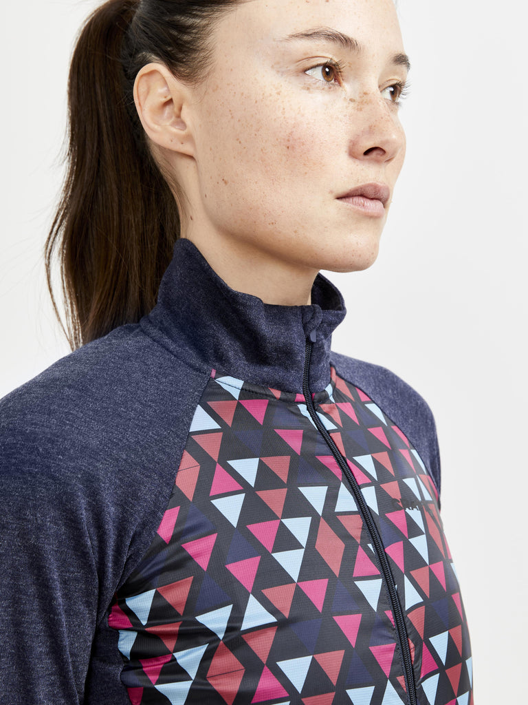 Women's merino cycling online jersey