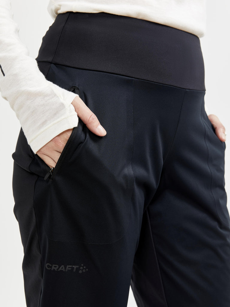 Women's push-up pants MW velvet pants black cozy winter pants – MWPants