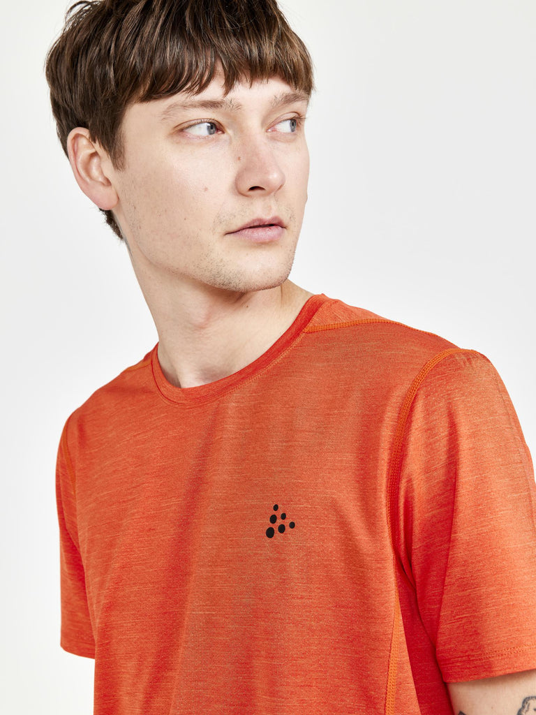 MEN'S ADV CHARGE MELANGE TEE