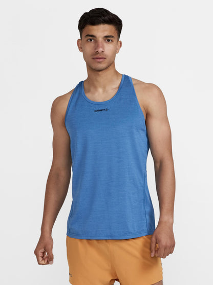 MEN'S ADV CHARGE MELANGE TRAINING SINGLET Men's Tops, T's, and Tanks Craft Sportswear NA