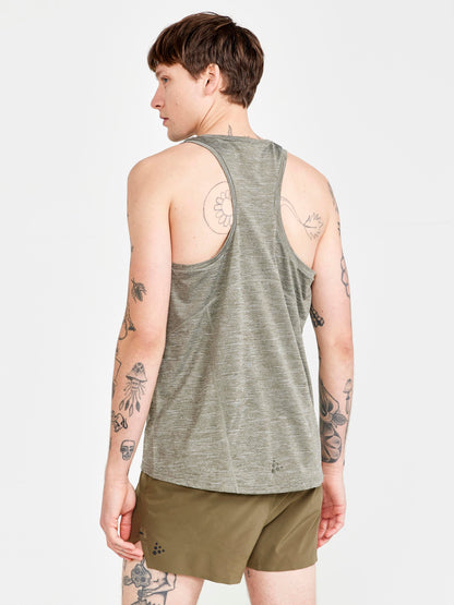 MEN'S ADV CHARGE MELANGE TRAINING SINGLET Men's Top, T's, and Tanks Craft Sportswear NA