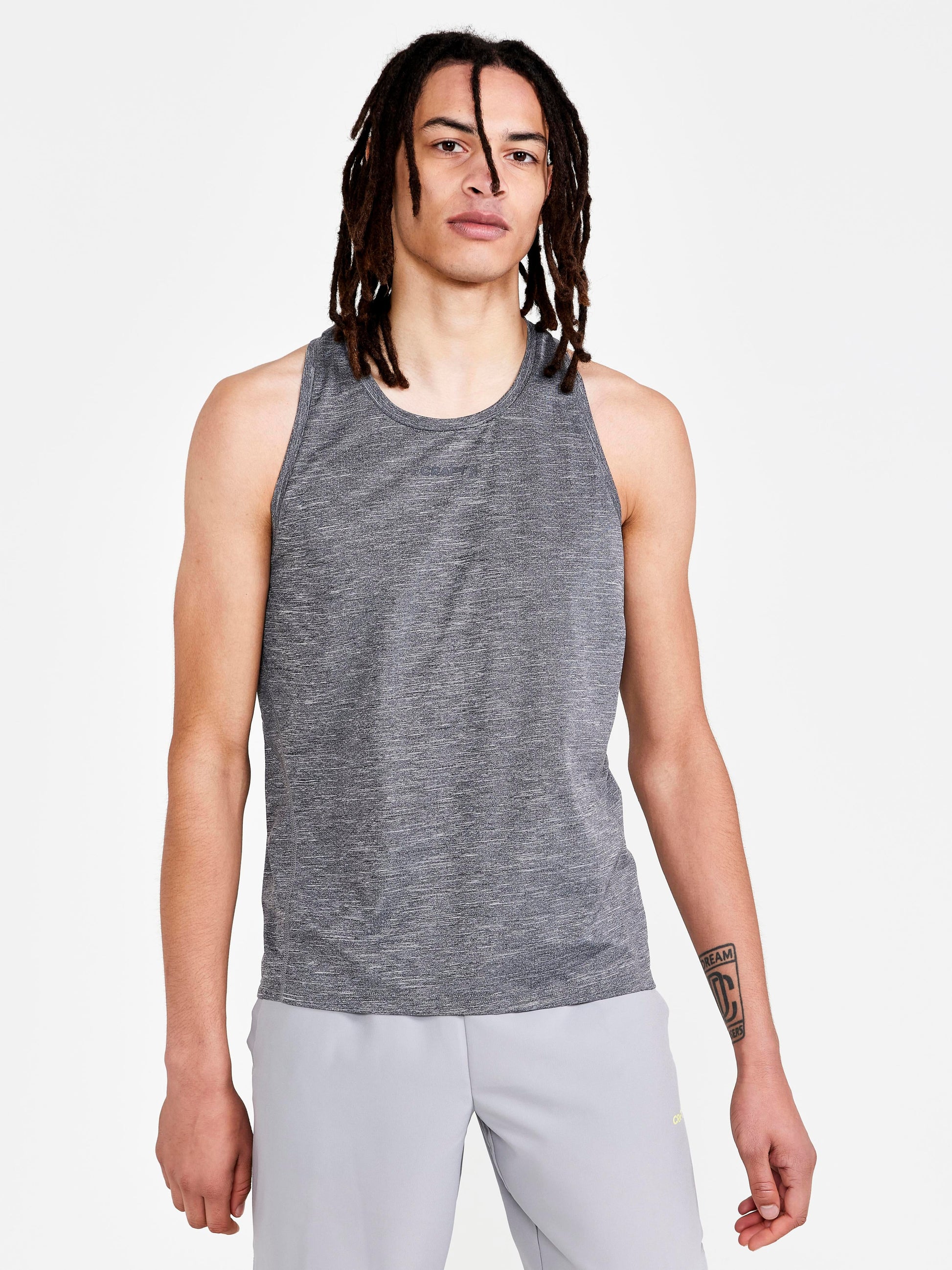 MEN'S ADV CHARGE MELANGE TRAINING SINGLET Men's Top, T's, and Tanks Craft Sportswear NA