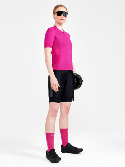 WOMEN'S ADV ENDUR LUMEN CYCLING SHORTS Women's Shorts, Skirts, and Dresses Craft Sportswear NA