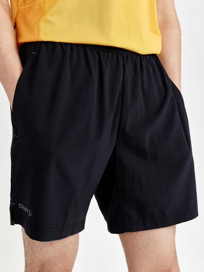 MENS ADV ESSENCE PERFORATED 2-IN-1 STRETCH SHORTS Craft Sportswear NA