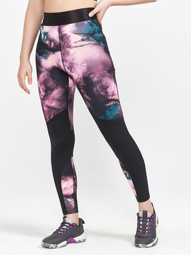Achiever Printed Collide High-Rise 7/8 Tights - Women's