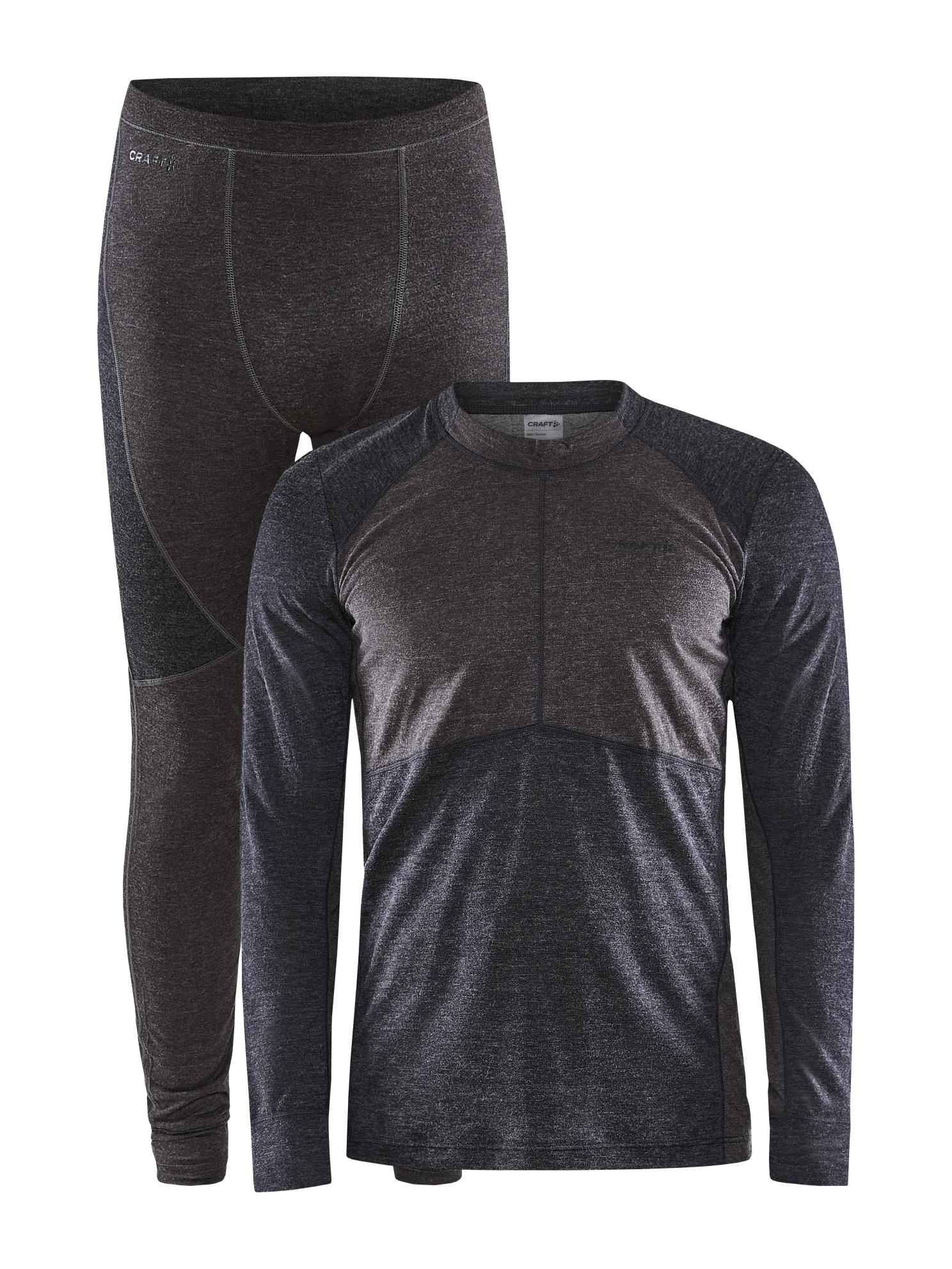 MEN'S CORE WOOL MIX BASELAYER SET Men's Baselayer Craft Sportswear NA