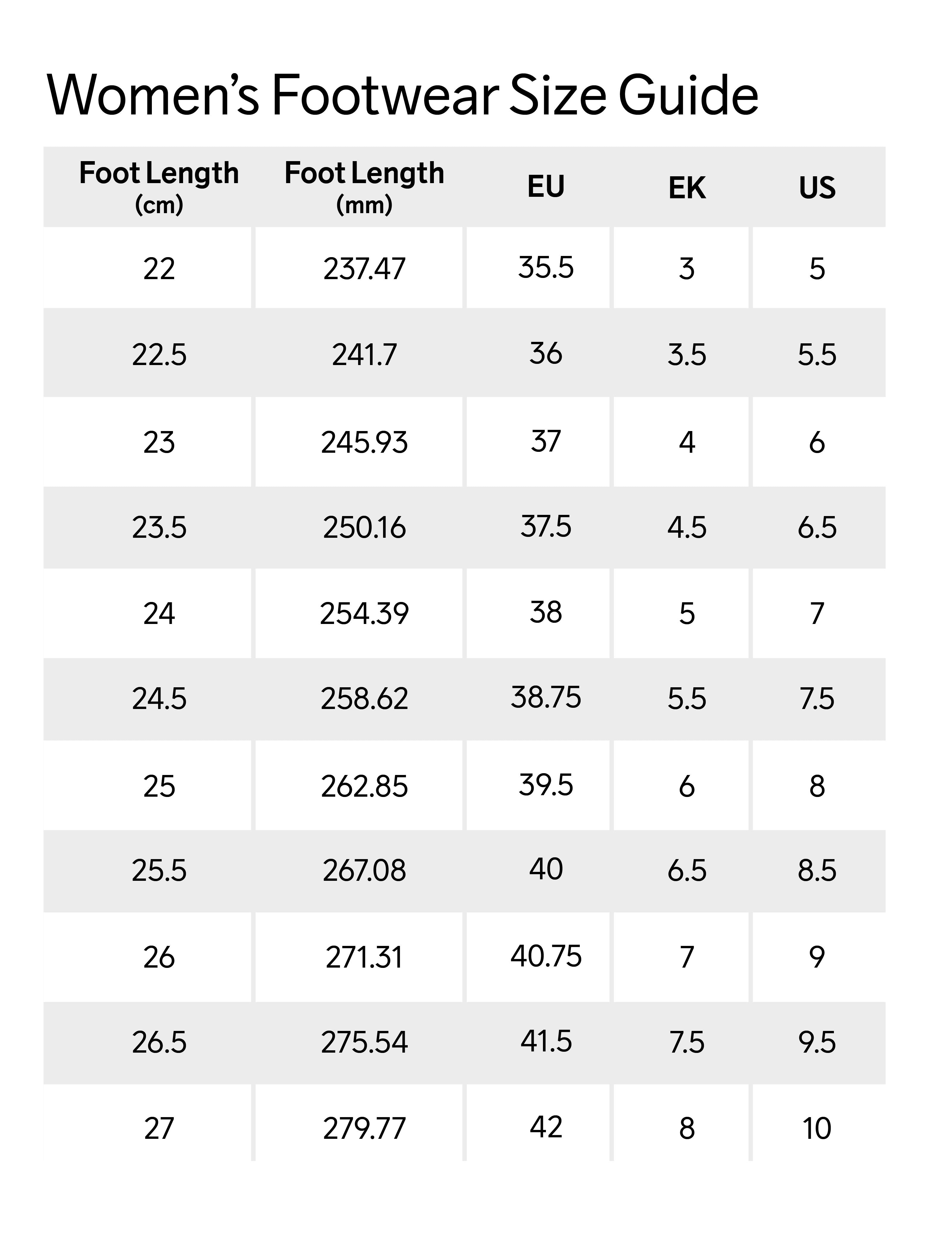 Trail running shoe sizing top